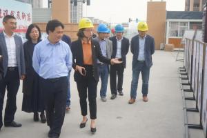 市國資委黨委書記、主任婁顯杰赴市北32號地塊調(diào)研“紅色工地”建設(shè)